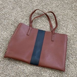 Vince Camuto Brown & Black Tote Bag